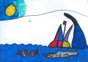 Liiou - Bateau + requin